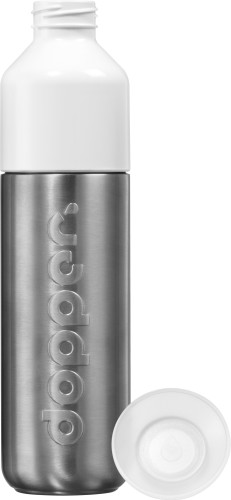 Dopper Solid Steel 490 ml zilver & wit