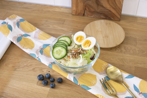 Bol | Verre borosilicate | ø16.8 cm | Couvercle en bambou | Écologique | brun Bol | Verre borosilicate | ø16.8 cm | Couvercle en bambou | Écologique | brun