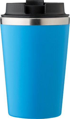 Bicchiere da caffè | PP e silicone | 350 ml | Colori vivaci | nero