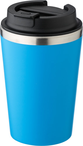 Bicchiere da caffè | PP e silicone | 350 ml | Colori vivaci | nero