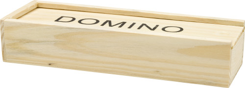 Jeu de dominos | Boîte en bois | 14,7 x 5,0 x 2,8 cm | brun Jeu de dominos | Boîte en bois | 14,7 x 5,0 x 2,8 cm | brun