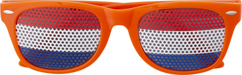 Lunettes de soleil | Verres avec drapeau du pays | Plexiglas | noir;rouge Lunettes de soleil | Verres avec drapeau du pays | Plexiglas | noir;rouge