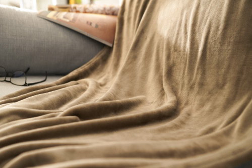 Fleece-Decke (280 gr/m²) Standardoption Grau