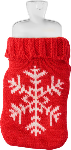 Coussin chauffant réutilisable | PVC, acétate et métal | 12 x 6,2 cm | Forme de bouillotte | rouge