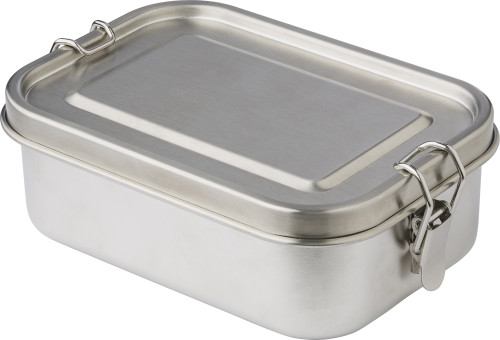 Lunchbox | Roestvrij staal | 750ml | Gespsluiting | zilver Lunchbox | Roestvrij staal | 750ml | Gespsluiting | zilver