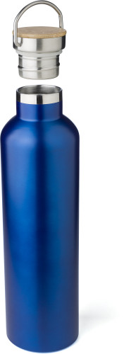 RVS dubbelwandige fles Damien Standaard uitvoering zwart