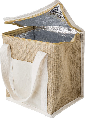 Sac isotherme en jute Raveena brun