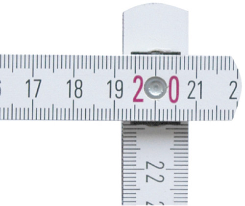 Houten Stabila duimstok wit