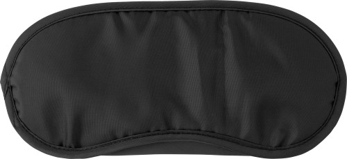 Eye mask | 190T Nylon | Double elastic bands | black