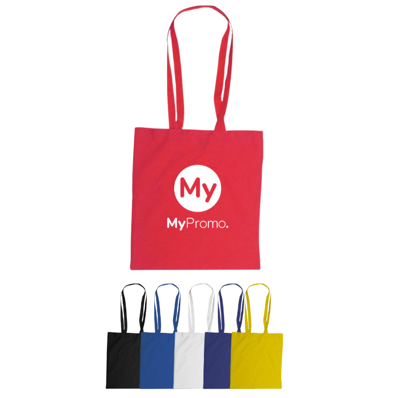 Tote bag | Cotton 110g/m² | 40.5x37cm | Long handles