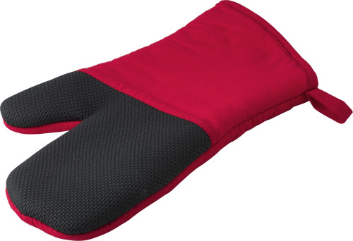 Gant de cuisine | Coton | Grip en caoutchouc | Vendu à l'unité | noir Gant de cuisine | Coton | Grip en caoutchouc | Vendu à l'unité | noir