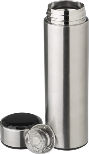 Roestvrijstalen thermosfles (450 ml) met LED zwart
