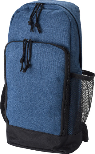 Kreuzumhängetasche | Polyester | Verstellbarer Riemen | Großes Fach und Vordertasche | Schwarz Kreuzumhängetasche | Polyester | Verstellbarer Riemen | Großes Fach und Vordertasche | Schwarz