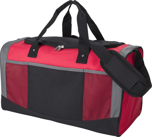 Duffle bag | Polyester | 49x28x24 cm | Reinforced bottom | Adjustable shoulder strap | black Duffle bag | Polyester | 49x28x24 cm | Reinforced bottom | Adjustable shoulder strap | black