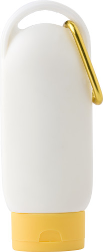 Sonnencreme | PP | 60 ml | Inkl. Karabiner | LSF 30 | Schwarz