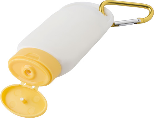 Sonnencreme | PP | 60 ml | Inkl. Karabiner | LSF 30 | Schwarz