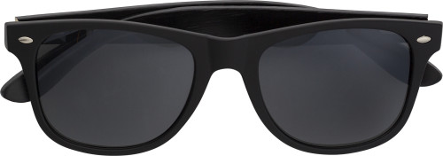 Sonnenbrille | ABS & Bambus | UV400 Schutz | In Polyesterbeutel | Schwarz