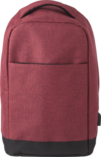 Anti diefstal rugzak | Polyester | 13inch laptopvak | Meerdere kleuren | bordeaux