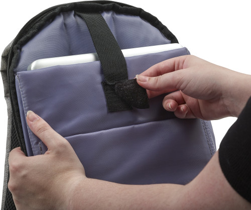 Anti theft backpack | Polyester | 13inch laptop compartment | Multiple colours | anthracite Anti theft backpack | Polyester | 13inch laptop compartment | Multiple colours | anthracite