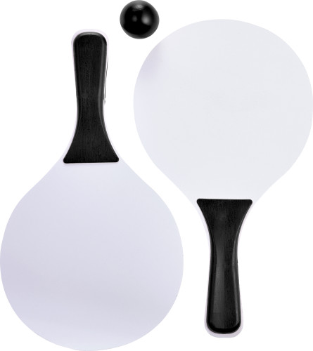 Beach ball game | MDF | Bat and ball set | black