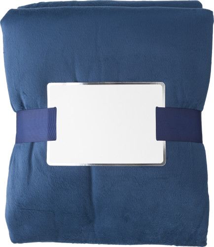 Decke | Polyester | 190 gr/m2 | Gebunden mit Schleife | Blau