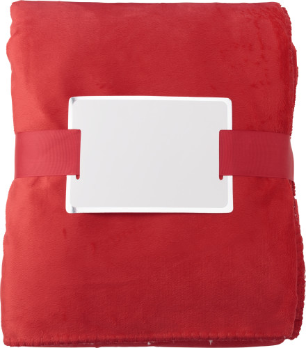 Decke | Polyester | 190 gr/m2 | Gebunden mit Schleife | Blau