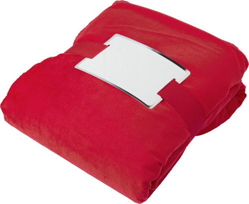 Decke | Polyester | 190 gr/m2 | Gebunden mit Schleife | Blau