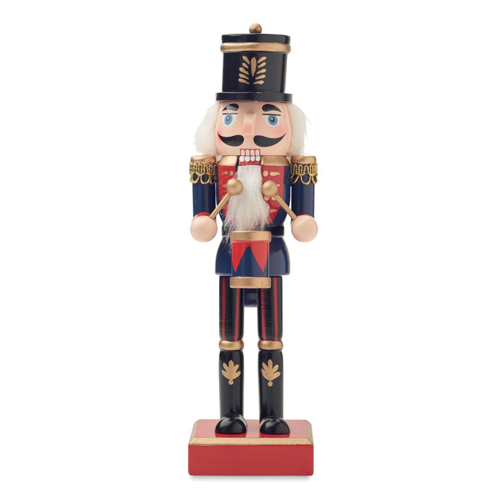 Nussknacker Weihnachtsdekoration | Holz | 25,5 cm | Fröhlich