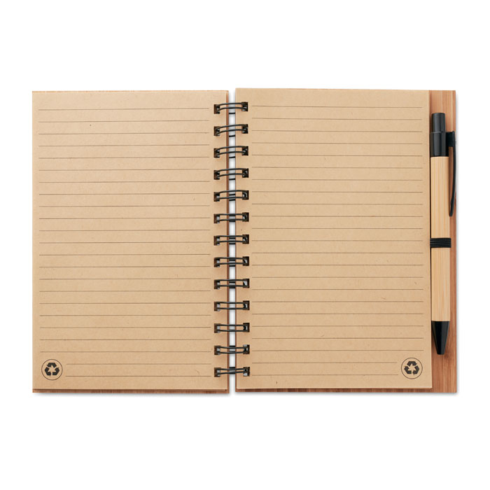 Notizbuch Bambusdeckel