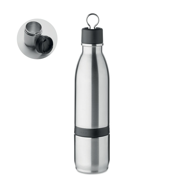 Flasche & Becher | Edelstahl | 500 ml / 310 ml | Klappverschluss