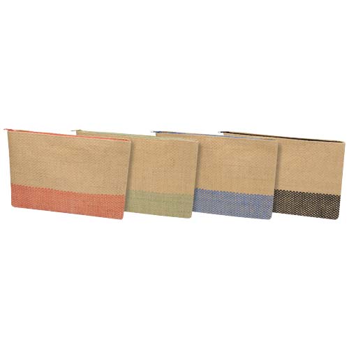 Reißverschlusstasche | FSC-zertifiziertes gewebtes Strohpapier | 3 L