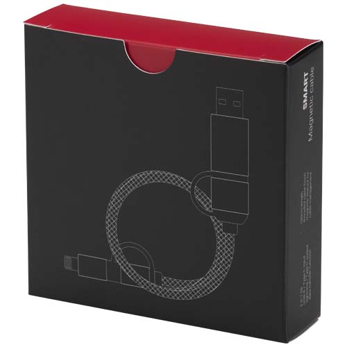 5-in-1 Ladekabel | Recyceltes Aluminium und recycelter PET-Polyester | 65 W | 100 cm | Magnetisch