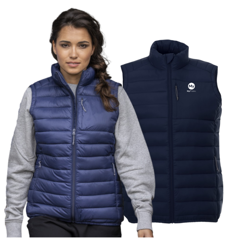 Insulated bodywarmer | Nylon & polyester | For women | Chest pocket