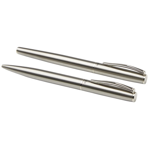 Ballpoint & rollerball pen | Recycled stainless steel | Black ink | Sustainable