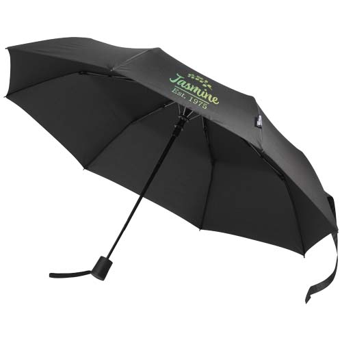 Faltbarer Regenschirm | Recycelter PET-Pongee-Polyester | 21" | Automatisches Öffnen