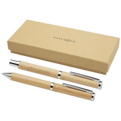 Kugelschreiber | Bambus | Schwarze Tinte | Geschenkbox