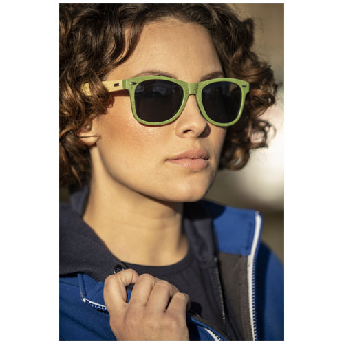 Lunettes de soleil | Bambou & PP | UV400 | citron vert Lunettes de soleil | Bambou & PP | UV400 | citron vert
