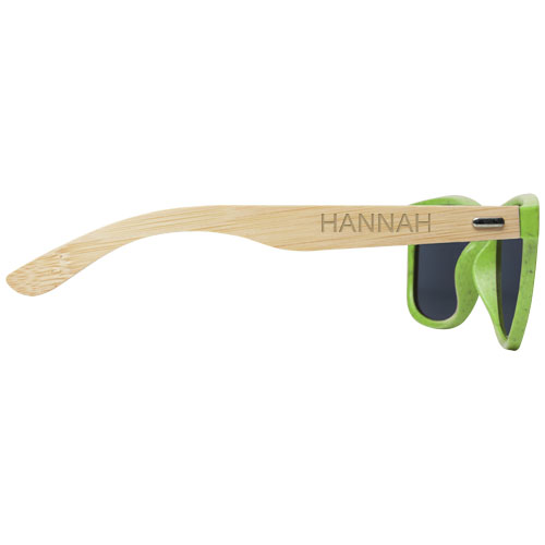 Lunettes de soleil | Bambou & PP | UV400 | citron vert Lunettes de soleil | Bambou & PP | UV400 | citron vert