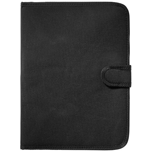 A4 Portfolio | Polyester | Klettverschluss | 20-seitiger liniertes Notizblock | schwarz A4 Portfolio | Polyester | Klettverschluss | 20-seitiger liniertes Notizblock | schwarz