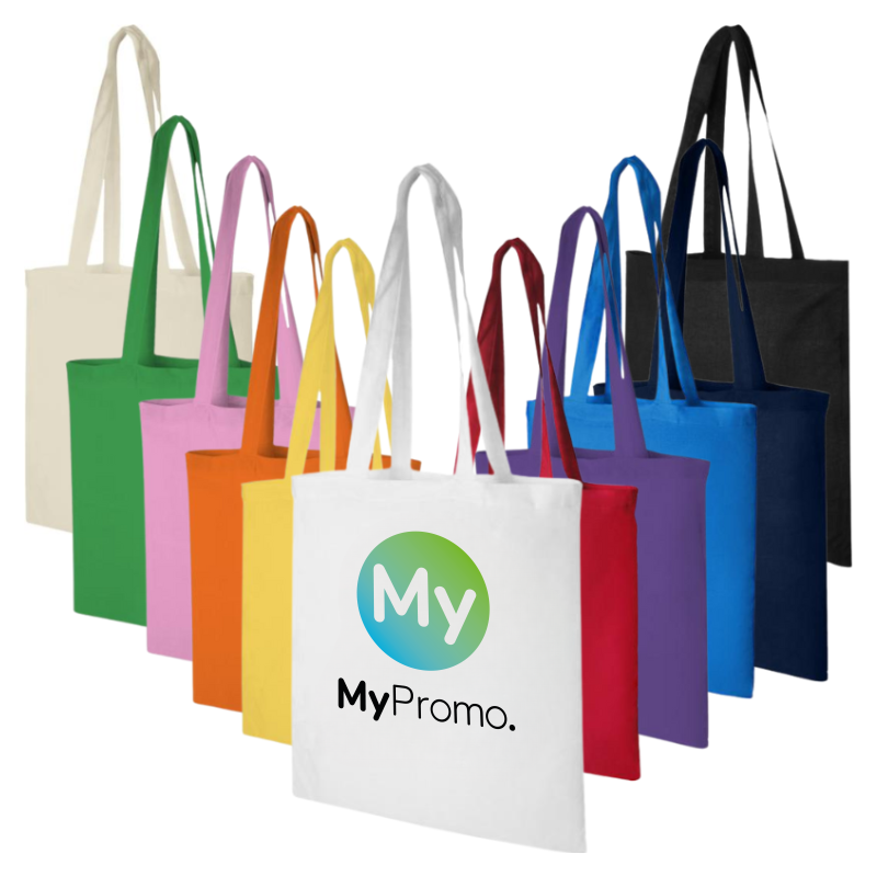 Tragetasche | Baumwolle 140g/m² | 42x38 cm | Großer Druck