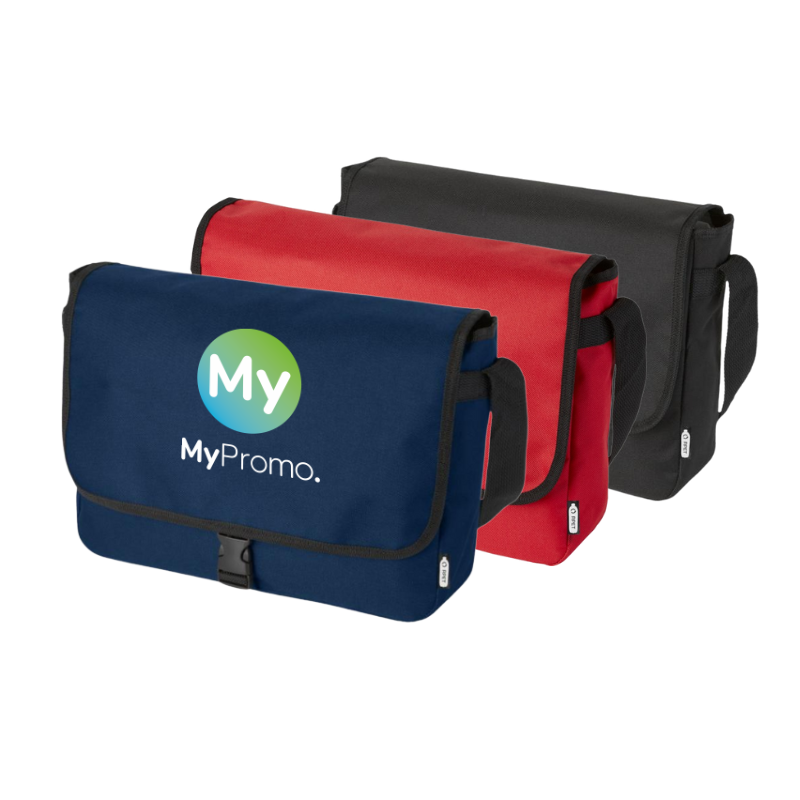 Umhängetasche | RPET | 8L | Klappenverschluss