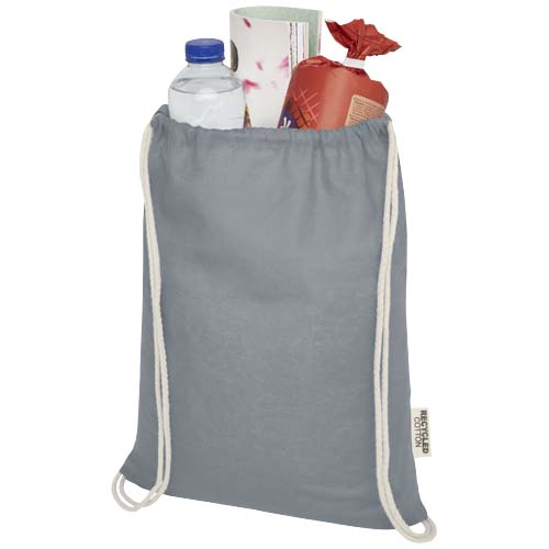 Turnbeutel | Recycelte Baumwolle 140g/m² | Leicht | Stark und langlebig | grau Turnbeutel | Recycelte Baumwolle 140g/m² | Leicht | Stark und langlebig | grau