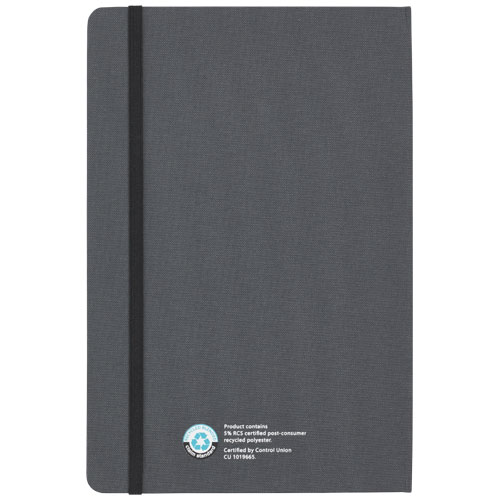 Balpen & A5 notitieboekje set | Gerecycled polyester & papier | 80 gelinieerde vellen | Duurzaam | grijs Balpen & A5 notitieboekje set | Gerecycled polyester & papier | 80 gelinieerde vellen | Duurzaam | grijs