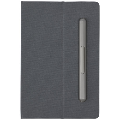 Balpen & A5 notitieboekje set | Gerecycled polyester & papier | 80 gelinieerde vellen | Duurzaam | grijs Balpen & A5 notitieboekje set | Gerecycled polyester & papier | 80 gelinieerde vellen | Duurzaam | grijs