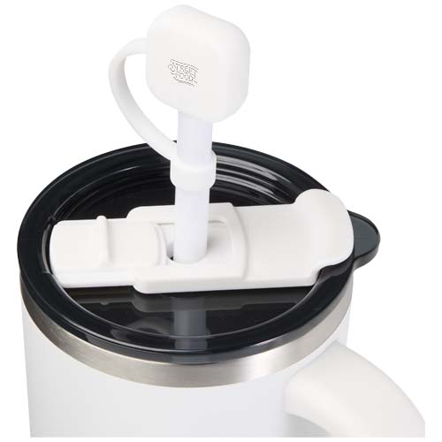 Straw cover | Silicone | 1,19x4,4x5,61cm | Fits Γ10β―mm straws | white Straw cover | Silicone | 1,19x4,4x5,61cm | Fits Γ10β―mm straws | white