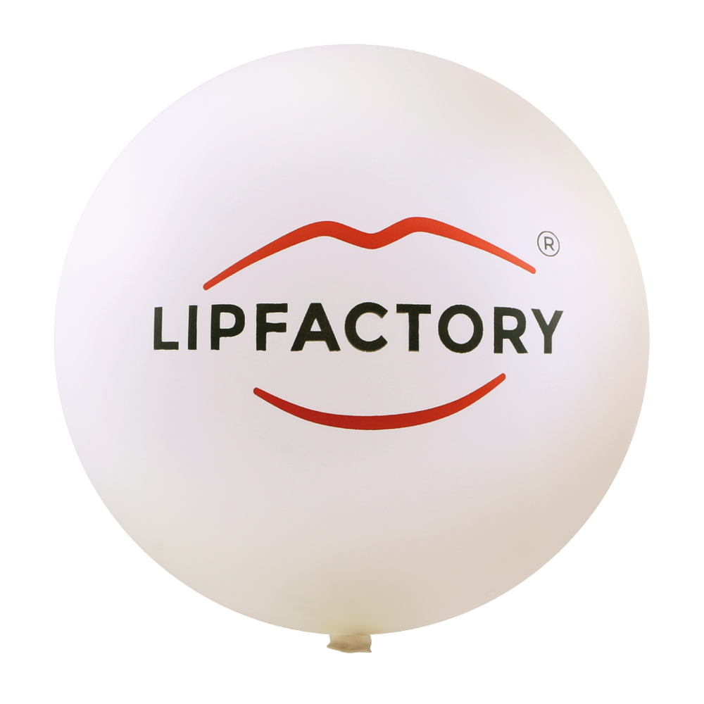 Riesenballon | Naturlatex | Ø 80 cm | 1-farbiger Druck | Nachhaltig