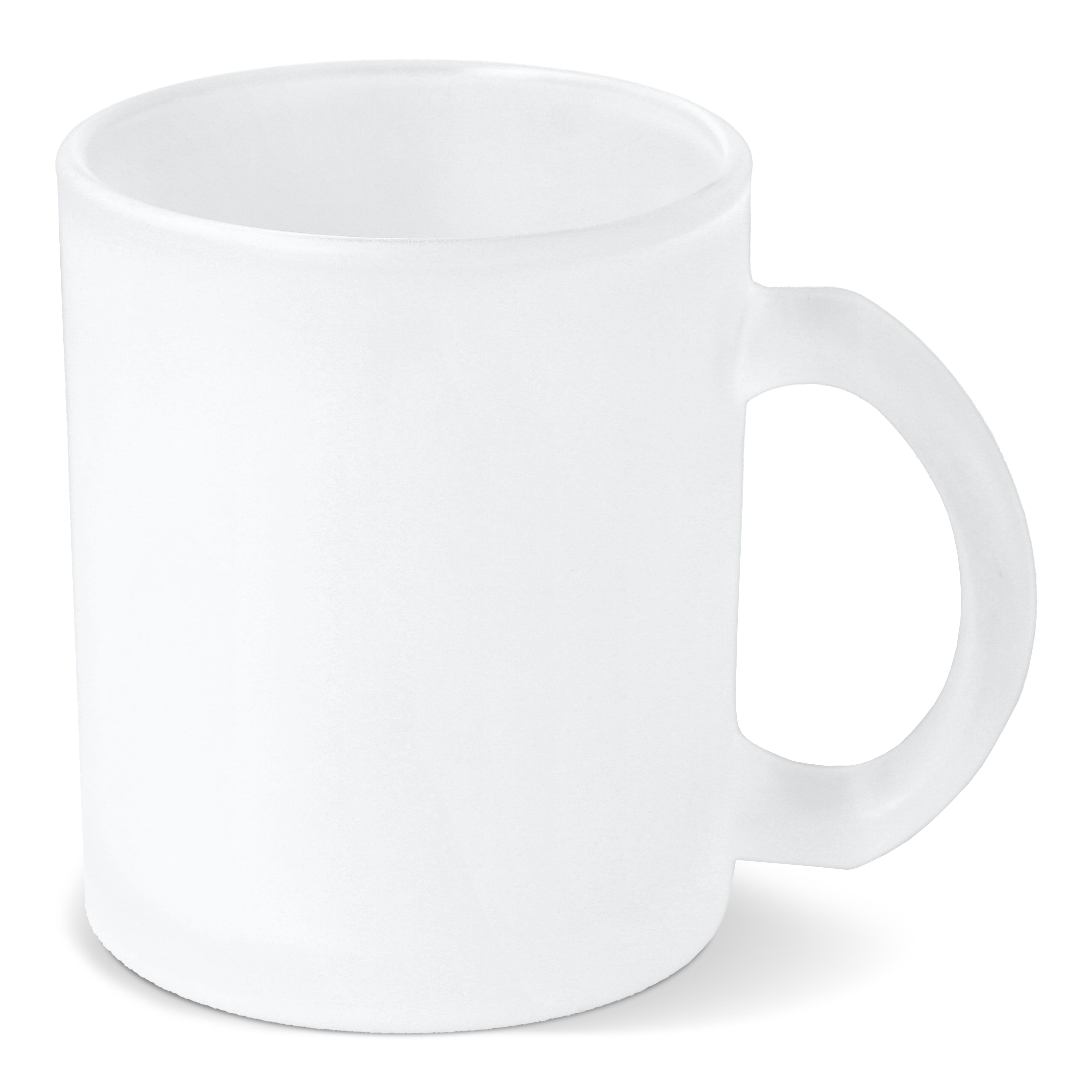 Mug | Verre dépoli | 335ml | Impression par sublimation | transparent givré Mug | Verre dépoli | 335ml | Impression par sublimation | transparent givré
