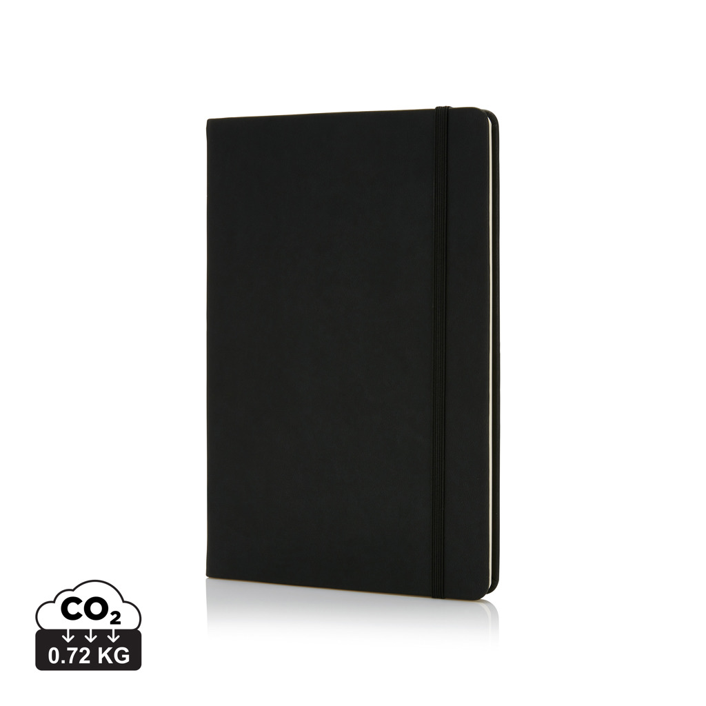 Carnet A5 | PU & papier 80 g/m² | 160 pages lignées | Parfait pour logo en relief