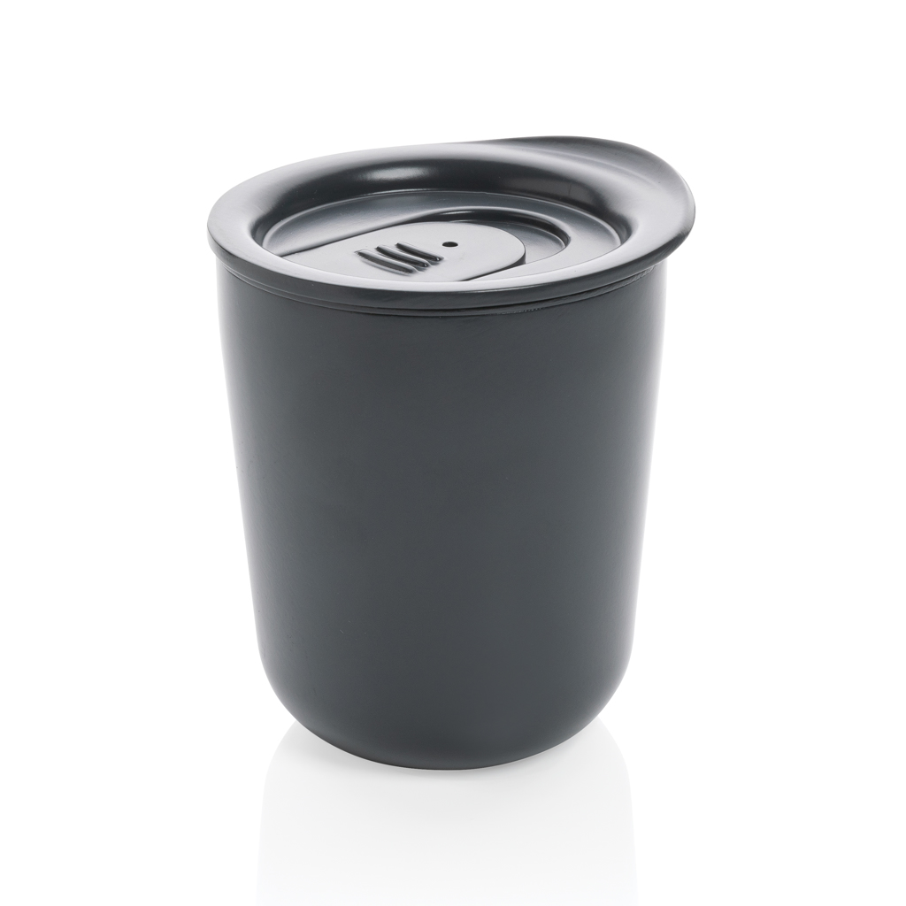 Insulated tumbler | PP & stainless steel | 250ml | Antibacterial treatment | grey