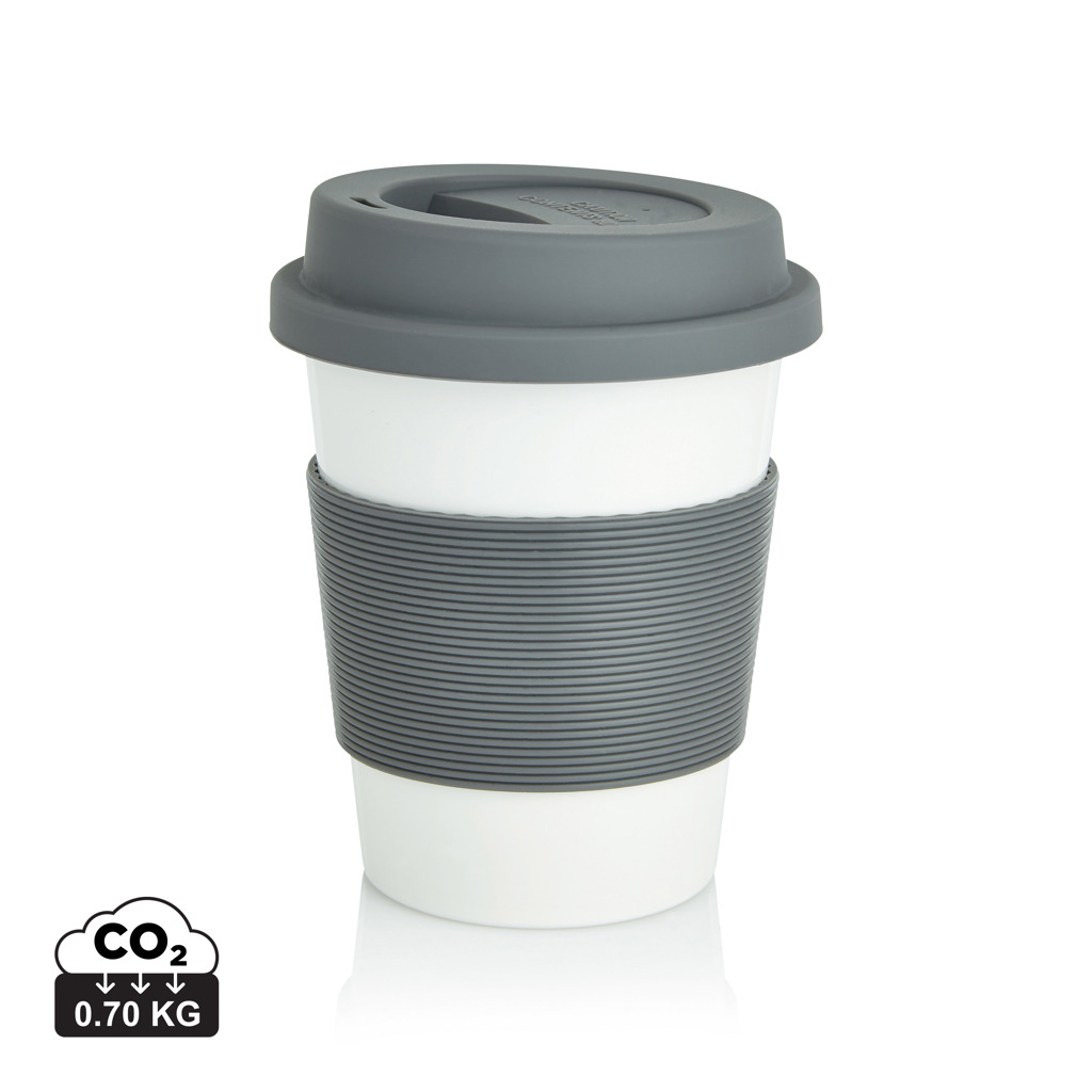 Tasse à café à emporter | 100% végétal | 350 ml | Grey (Cool Grey 9;White)